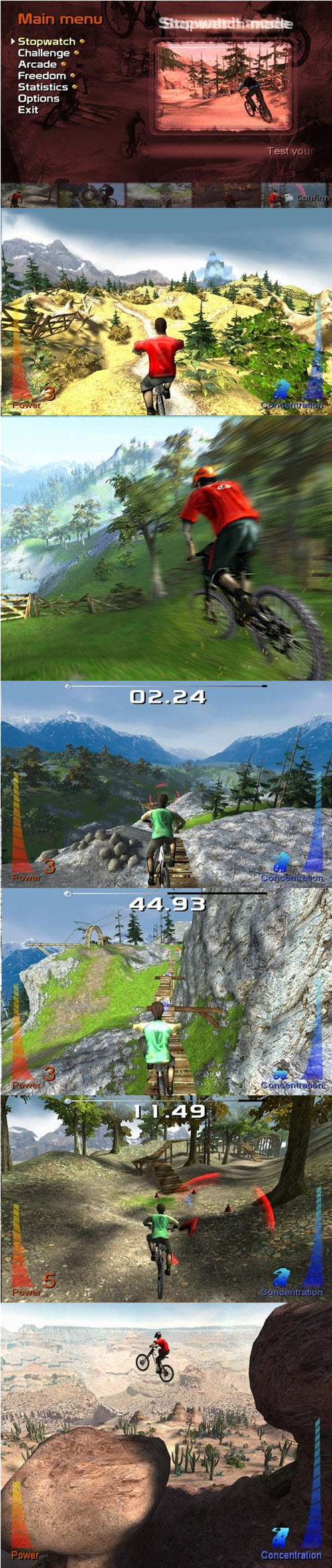 爆走山地自行車